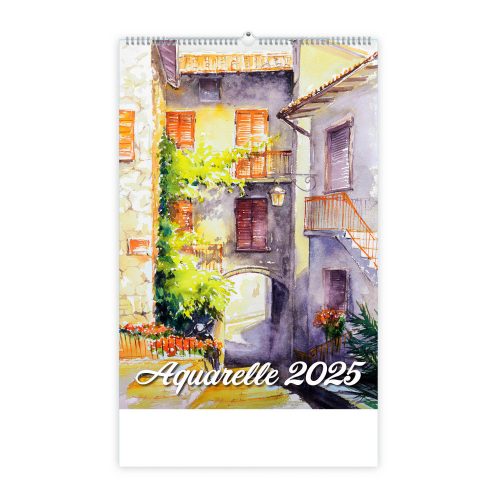 Aquarelle falinaptár - 2025