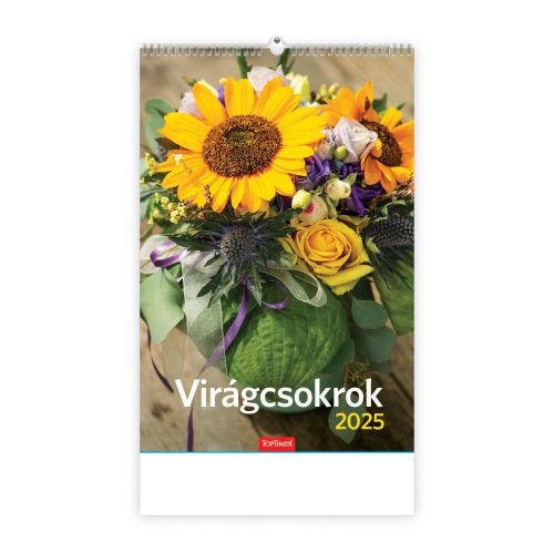 Virágcsokrok falinaptár - 2025