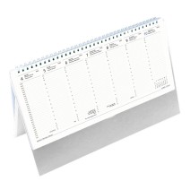 T051 Álló asztali naptár, papír táblás, , külső