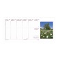 T054 Kertész álló asztali naptár, papír táblás, belső