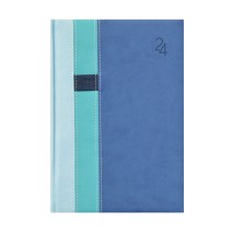 V011 Vario B5 heti naptár, v.kék-türkiz-kék, külső