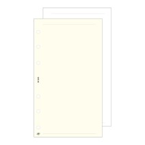 L325 Üres jegyzetlap, fehér, fehér, külső