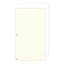 M326 Vonalas jegyzetlap, fehér, fehér, külső