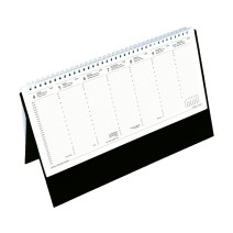 T051 Álló asztali naptár, fekete, külső