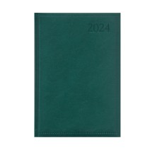 T011 Traditional B5 heti naptár, zöld, külső
