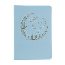 P012 Pastel B6 heti naptár, kék, külső