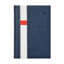 V012 Vario B6 heti naptár, kék-fehér, külső