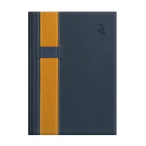 V012 Vario B6 heti naptár, kék-sárga, külső